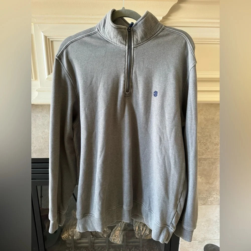 Izod Advantage Performance stretch 1/4 zip men's sweatshirt - Size Large
